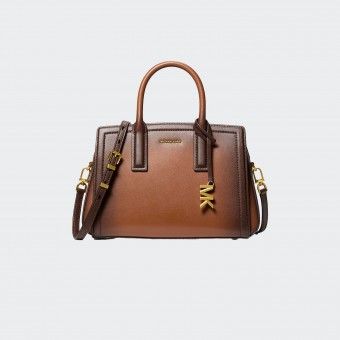 Bolso bandolera Laila de piel pulida de Michael Kors