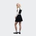 Top de malla Goa Goa con botones y cremallera