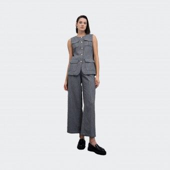Pantalones anchos texturizados Goa Goa