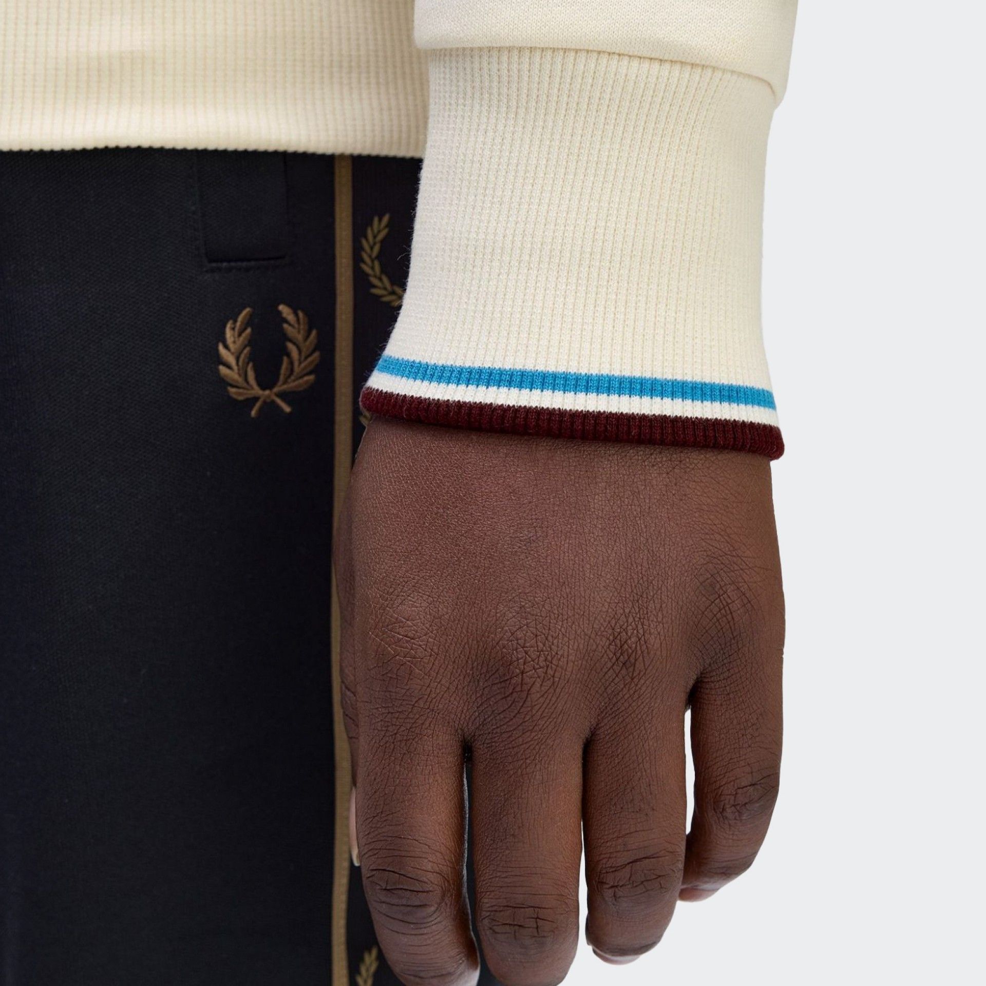 Chemise à col rond Fred Perry