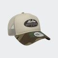 Gorra New Era con parche ovalado y camuflaje
