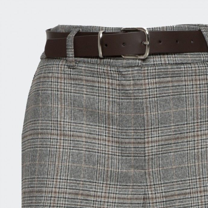 Pantalones de cuadros de corte ancho BSB