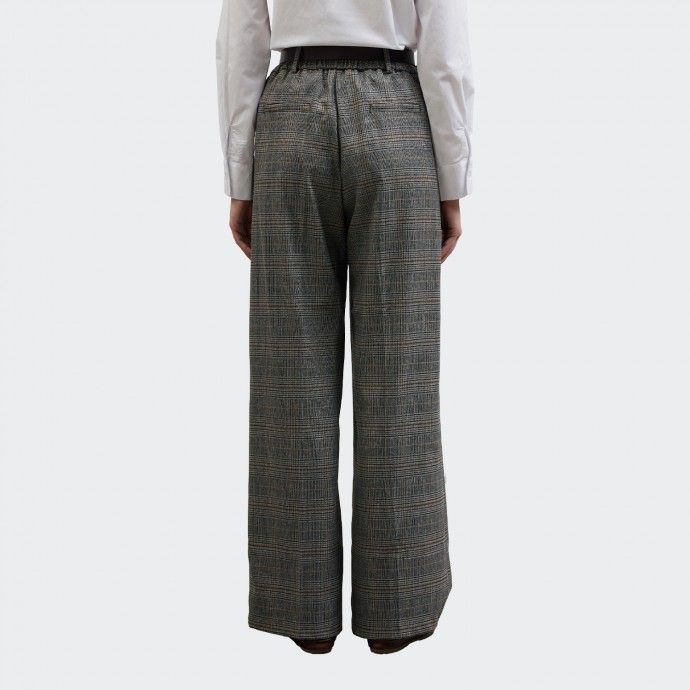 Pantalones de cuadros de corte ancho BSB