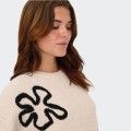 Suter de punto floral nicamente