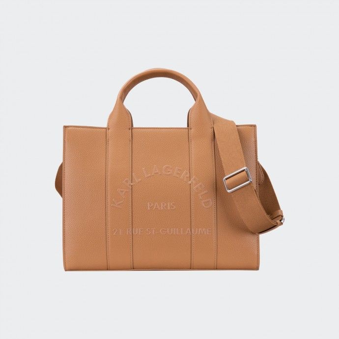 Sac fourre-tout carr Karl Lagerfeld Pebble  bandoulire