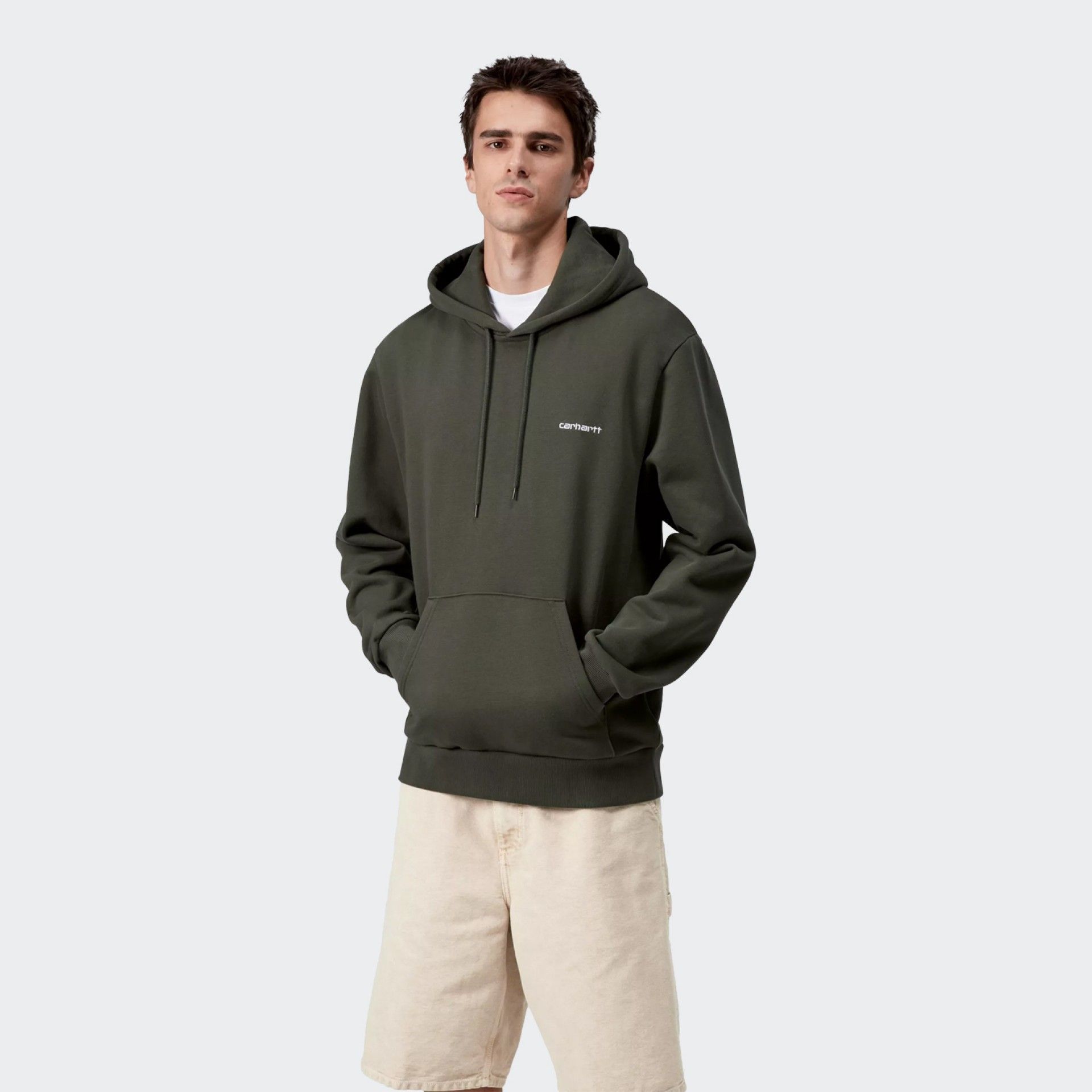 Sweat à capuche Carhartt WIP avec broderie script