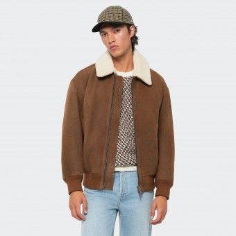Chaqueta de piel Boss