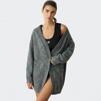 Manteau long en tricot BSB