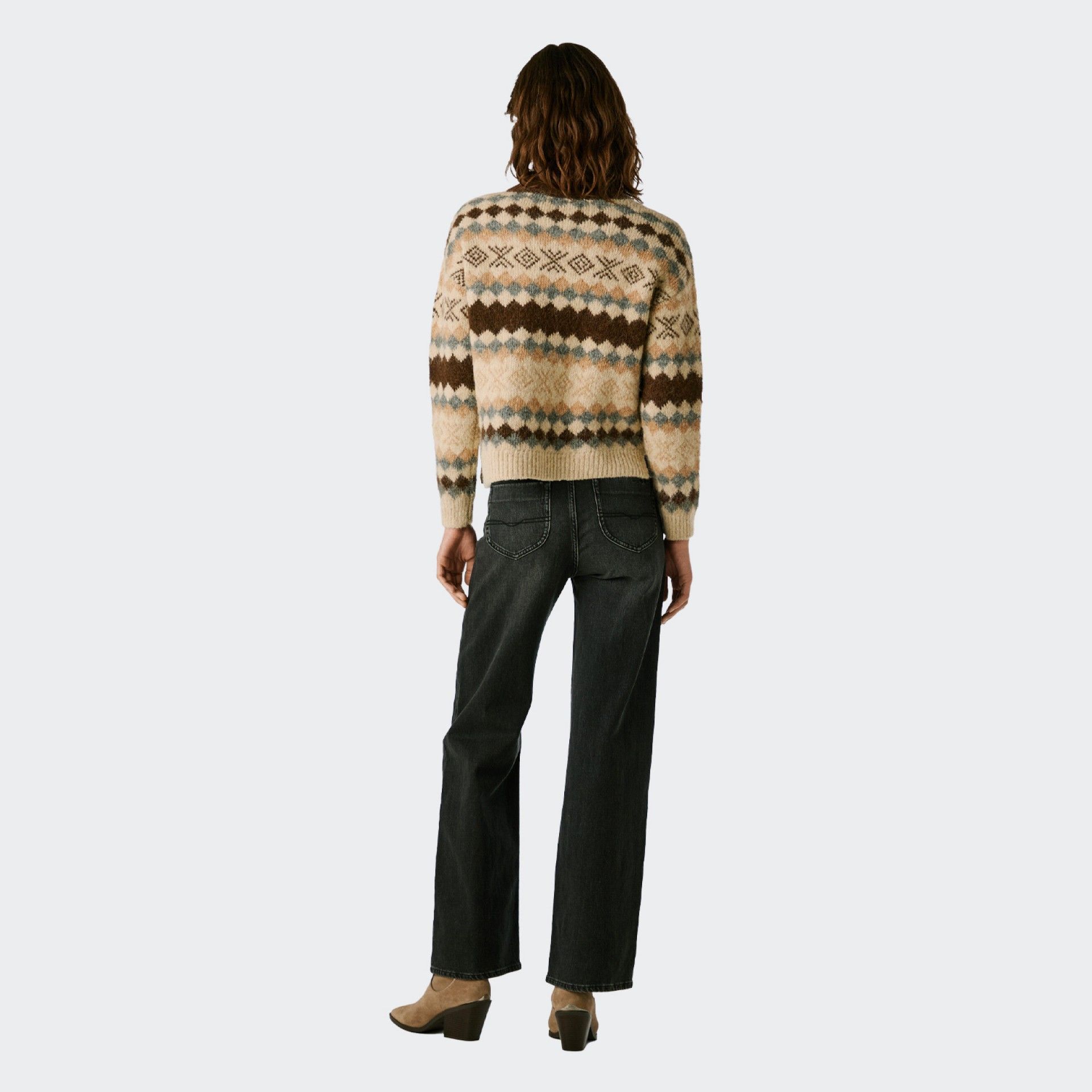 Pepe Jeans Fairisle Knit Sweater