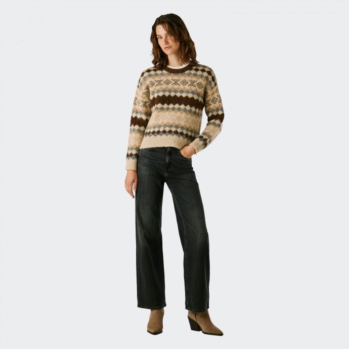 Camisola de Malha Fairisle Pepe Jeans