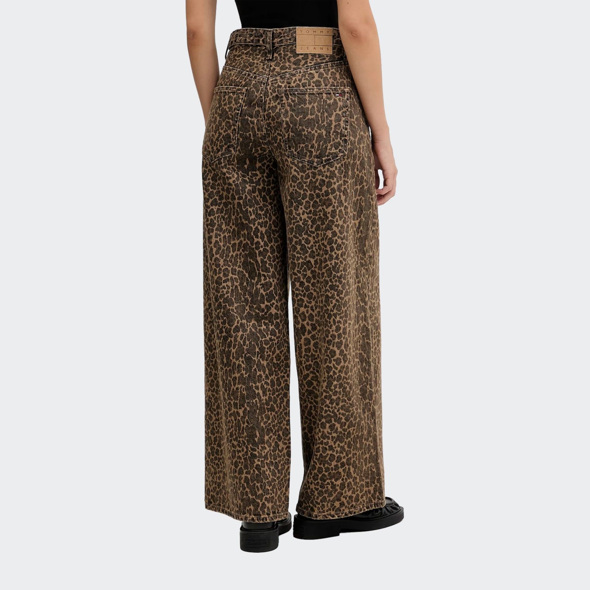 Pantalones con estampado animal Tommy Jeans