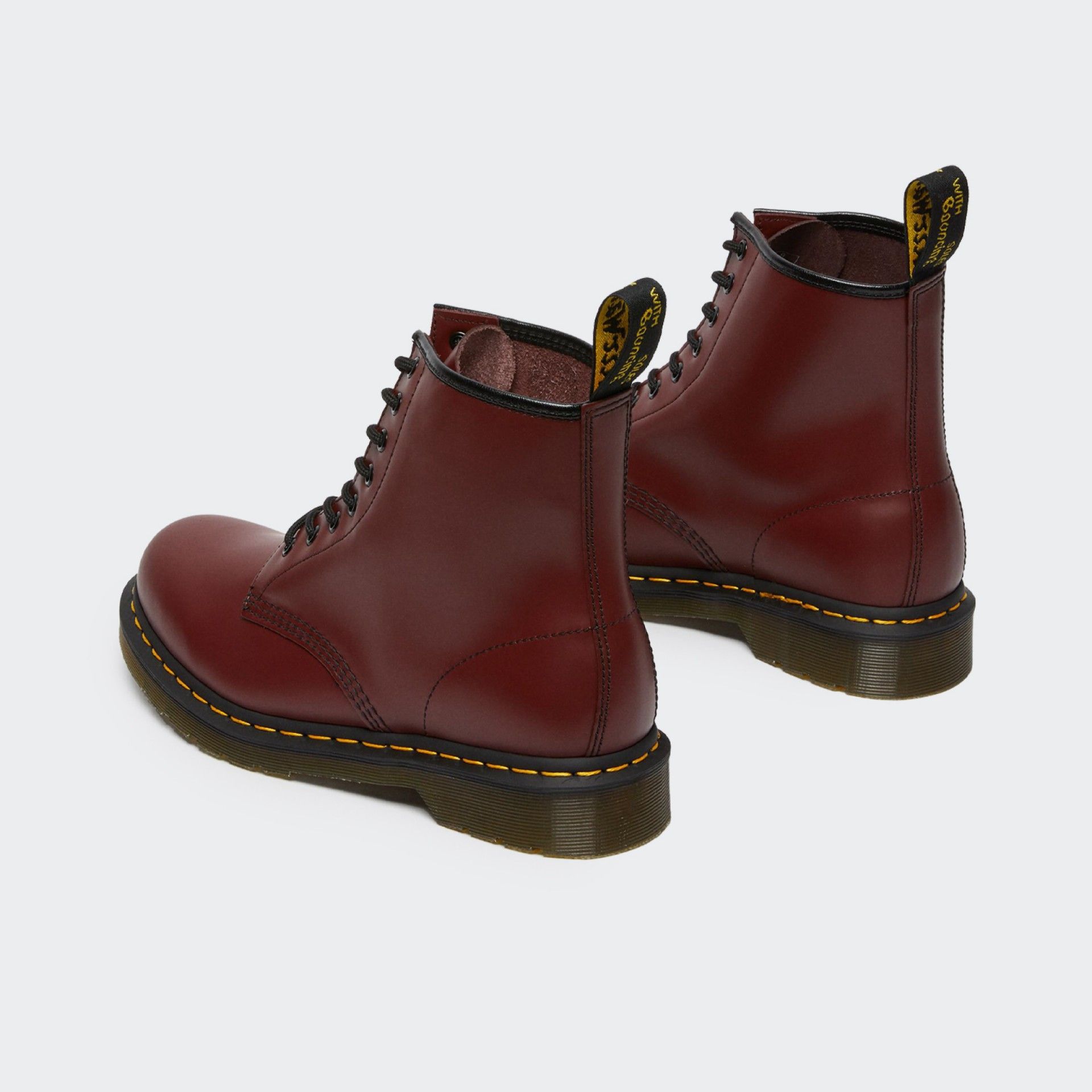 Bottes Dr. Martens 1460 en cuir lisse à lacets