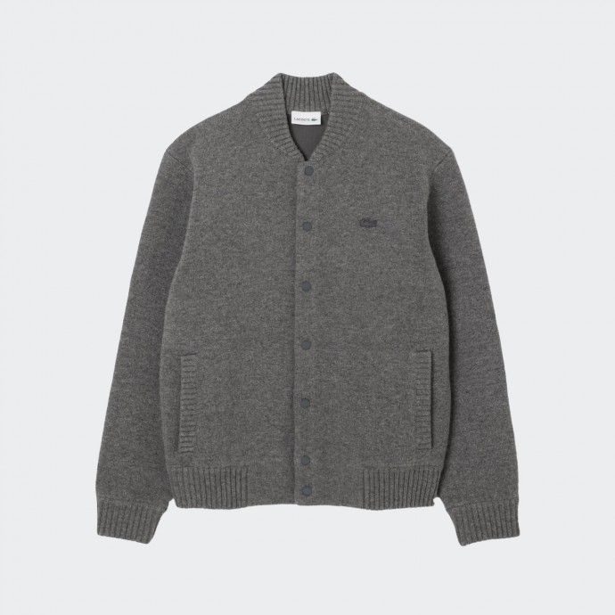 Blusão Bomber de Lã Lacoste