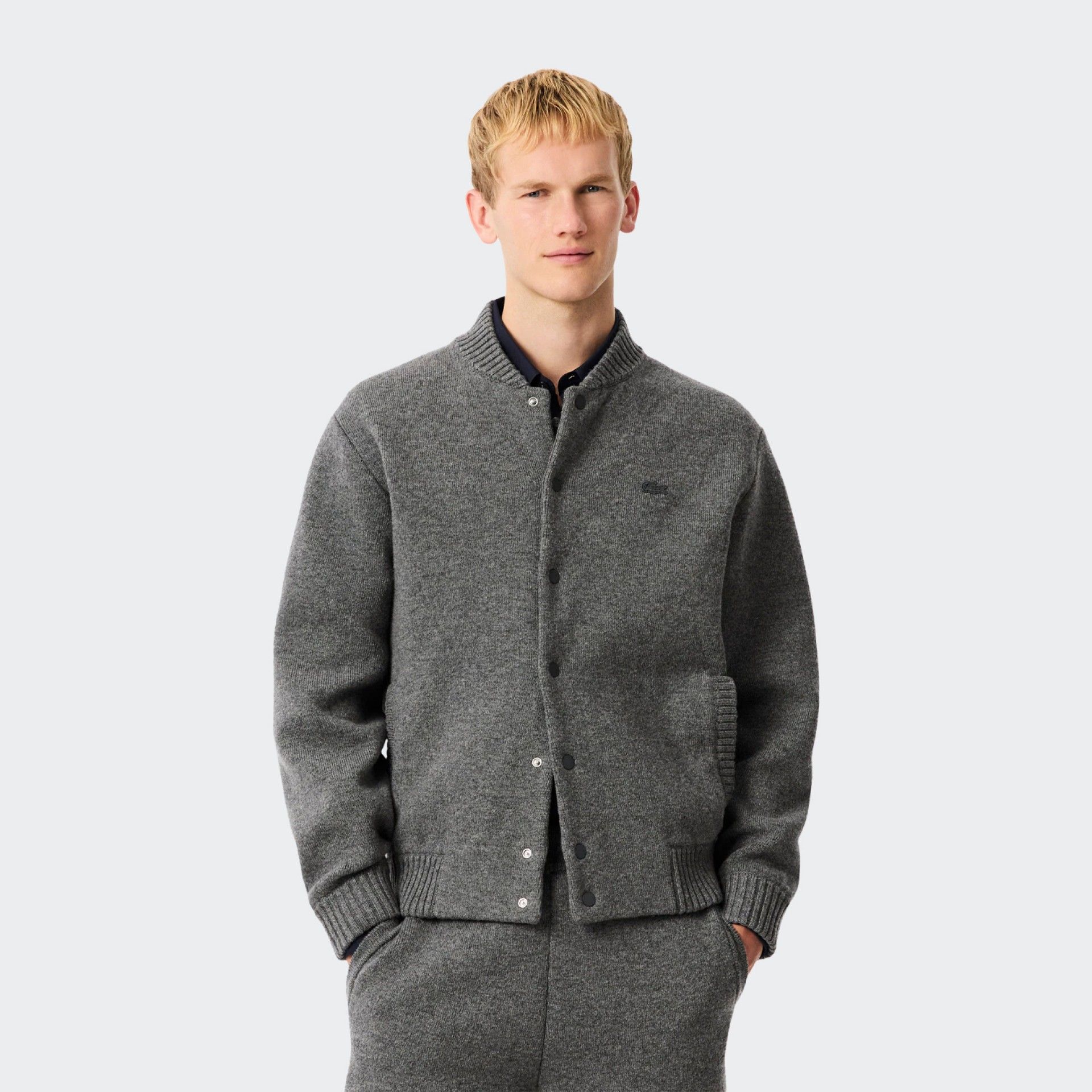 Chaqueta bomber de lana Lacoste