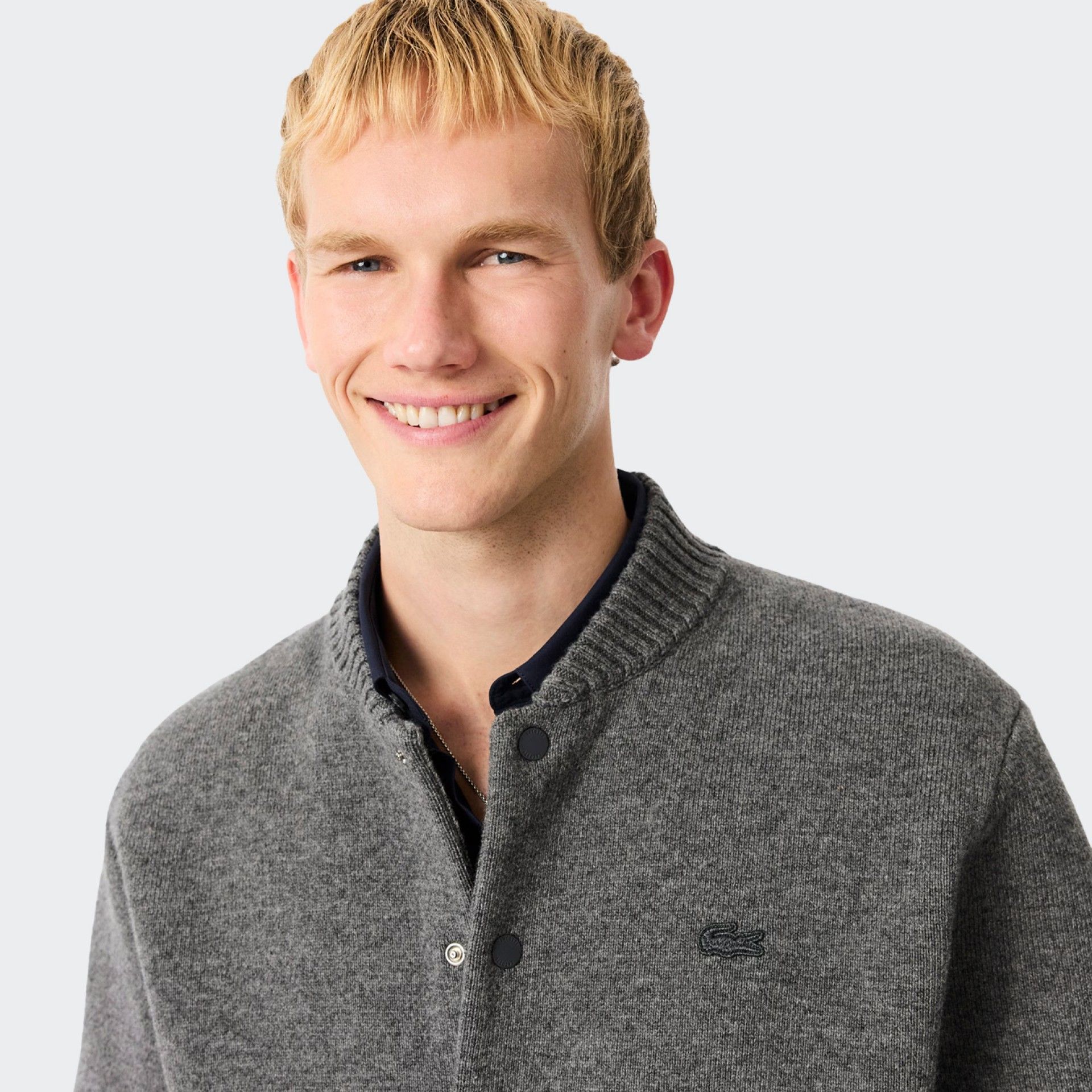 Chaqueta bomber de lana Lacoste