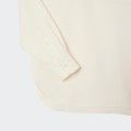 Lacoste Beige Oversized Flannel Polo Shirt