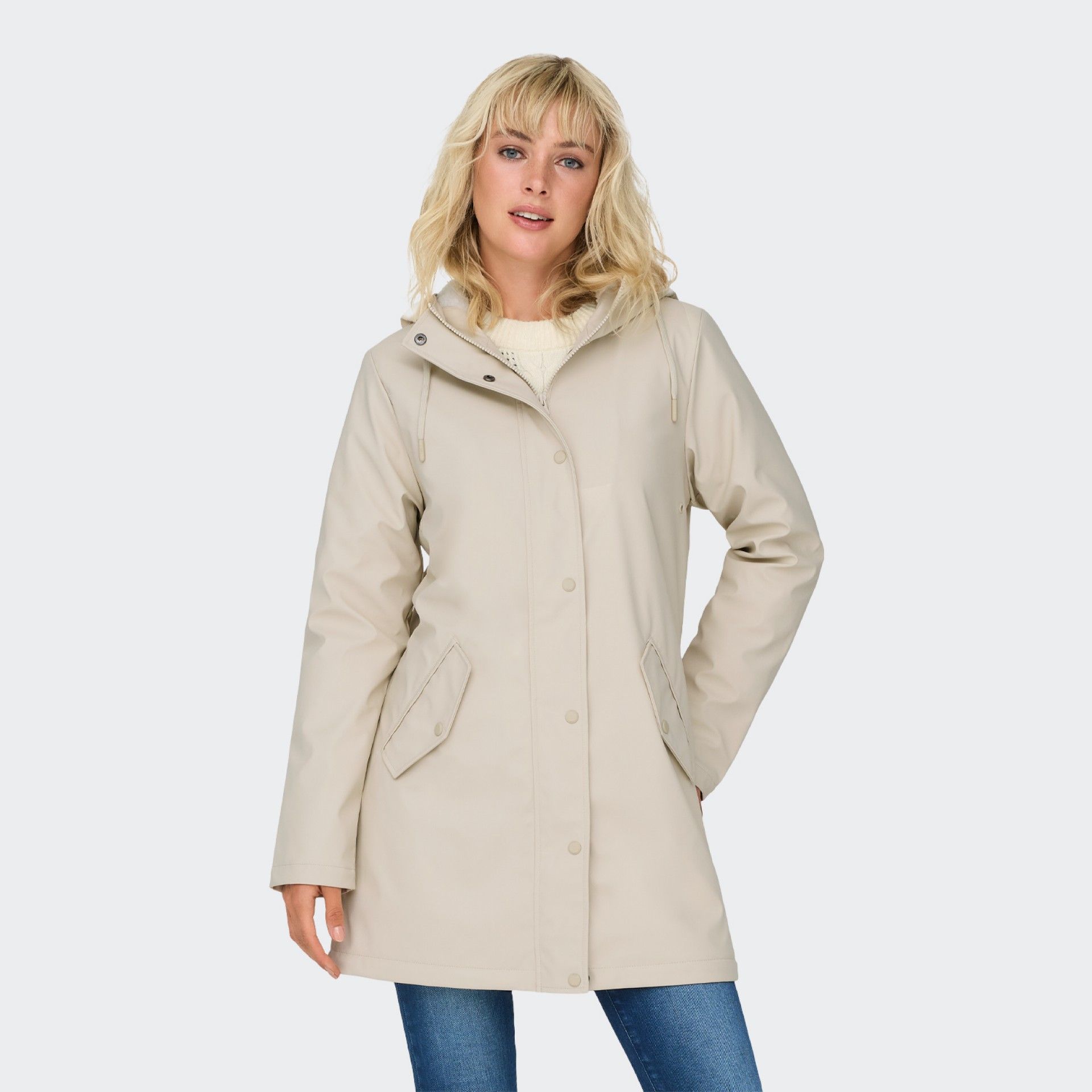 Parka ONLSALLY Only Beige