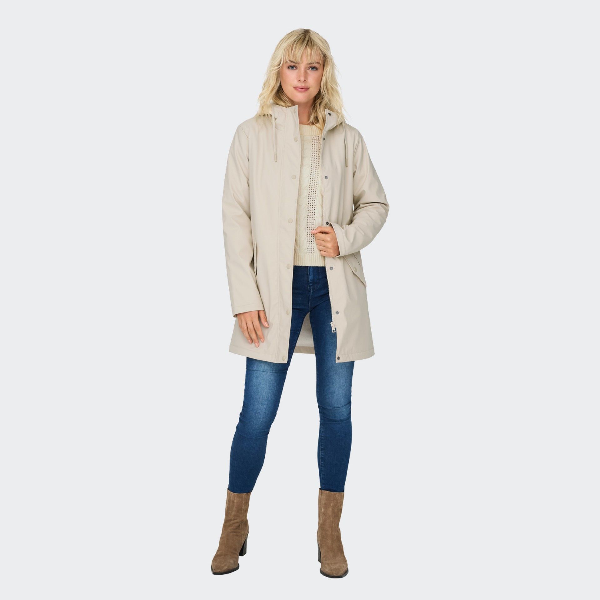 Parka ONLSALLY Only Beige