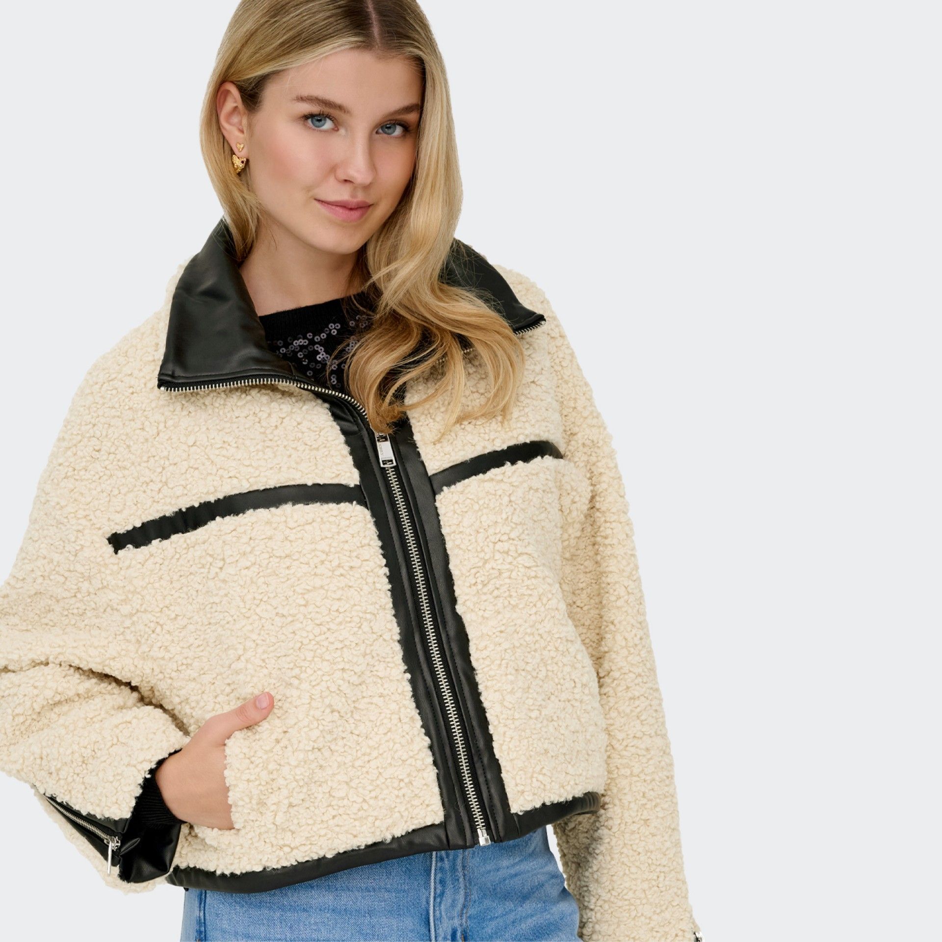 Manteau ONLPATTI en fourrure Only