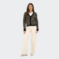 Cardigan en maille imprim animalier Only