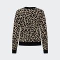 Cardigan en maille imprim animalier Only