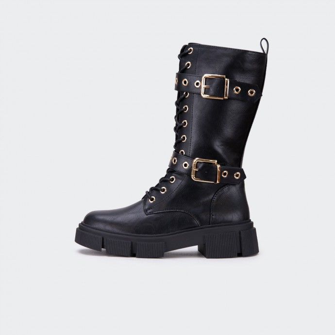 Relish High-Top Boots with Zipper