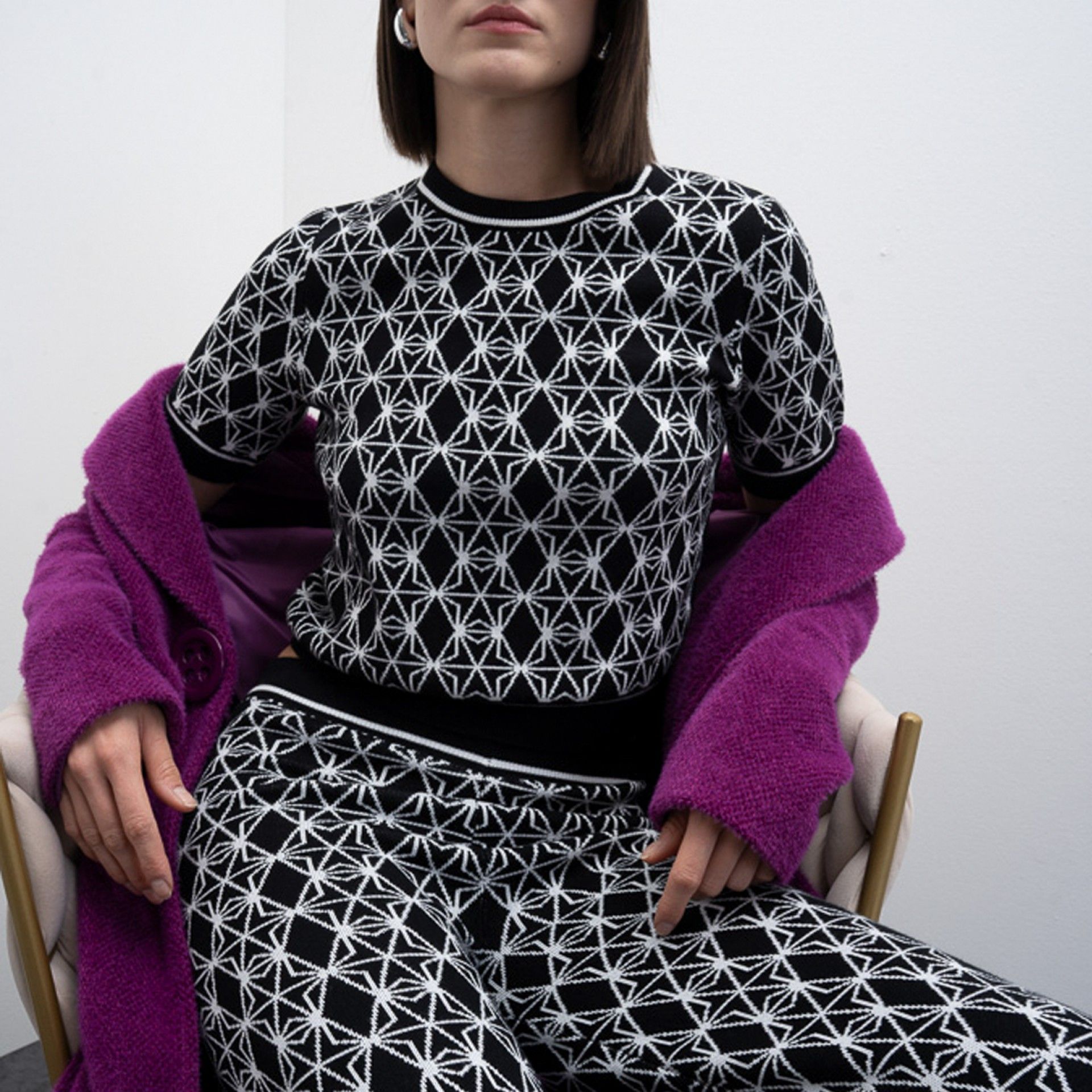 Top en Maille Jacquard CLIO Goa Goa