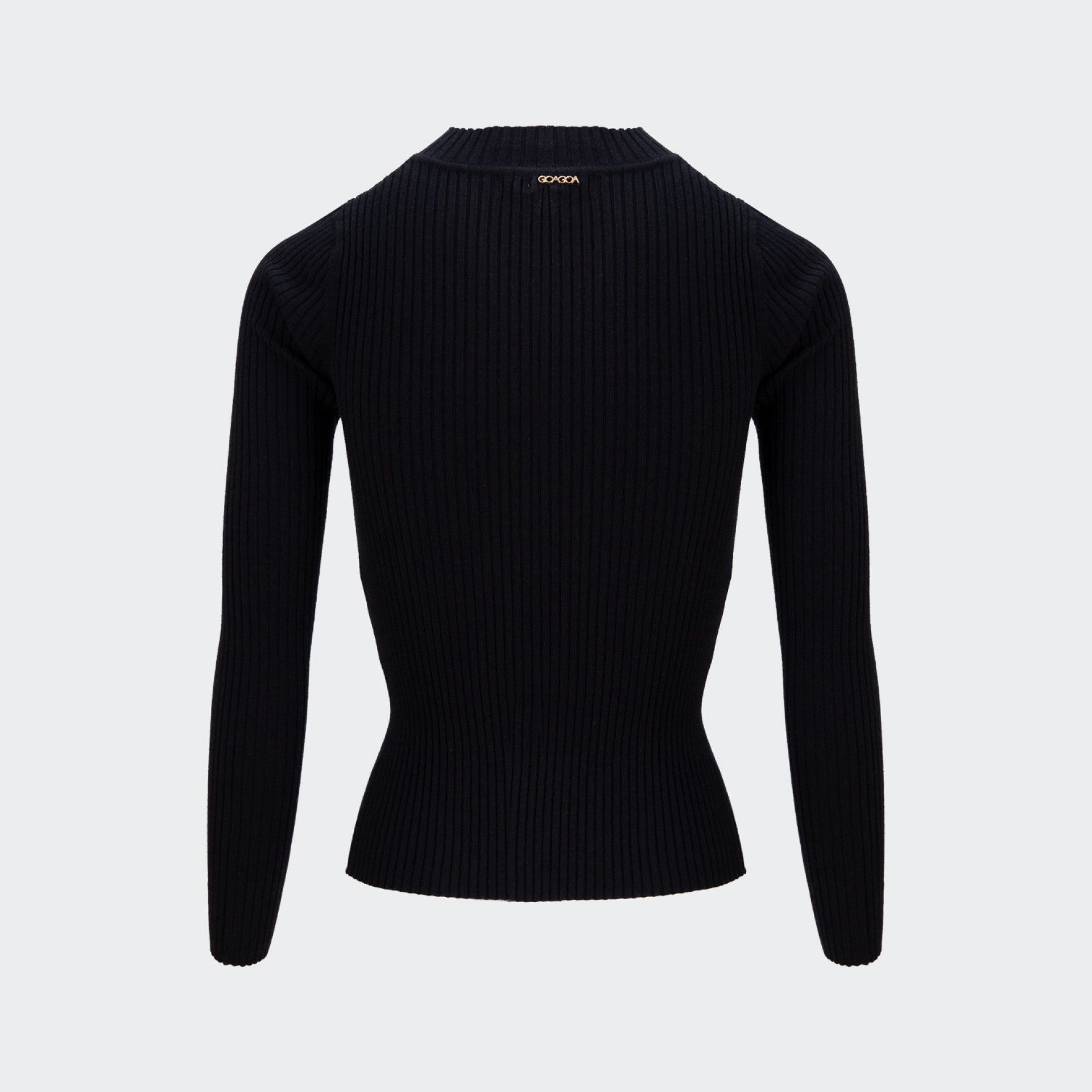 Pull côtelé Goa Goa avec empiècement en tulle