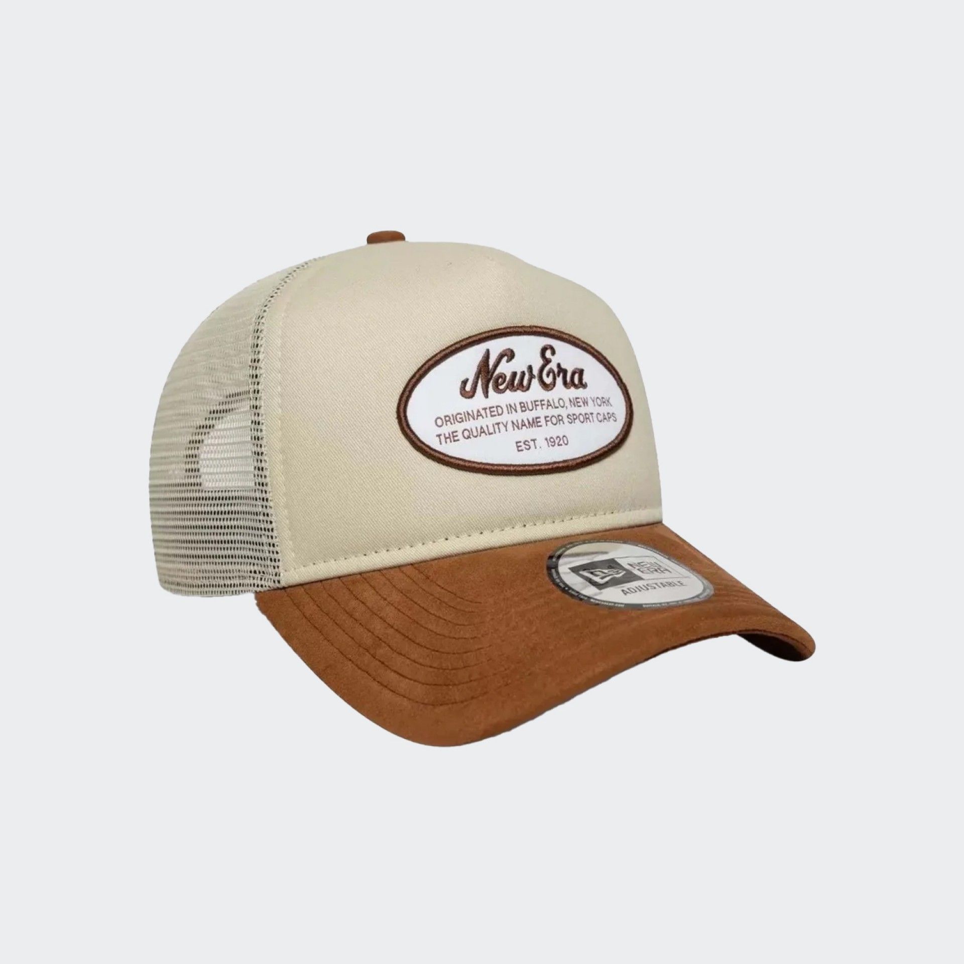 Boné New Era Suede Oval Patch Trucker