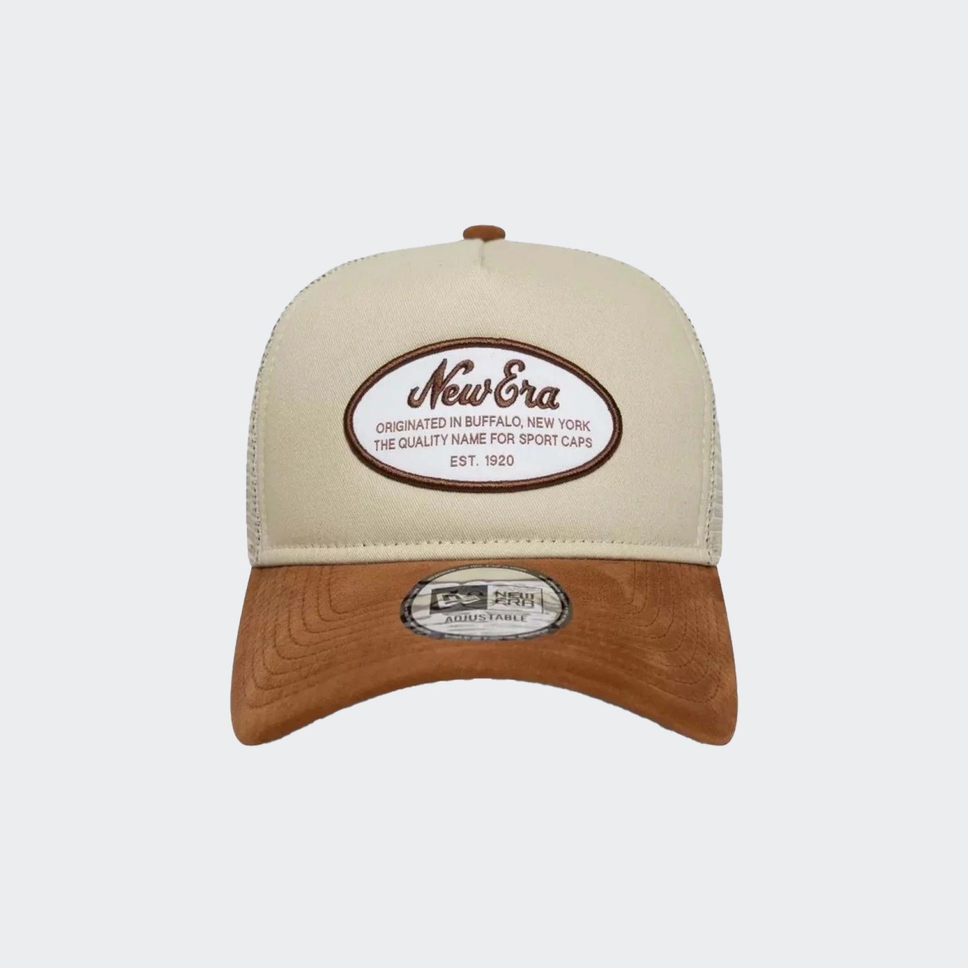 Boné New Era Suede Oval Patch Trucker