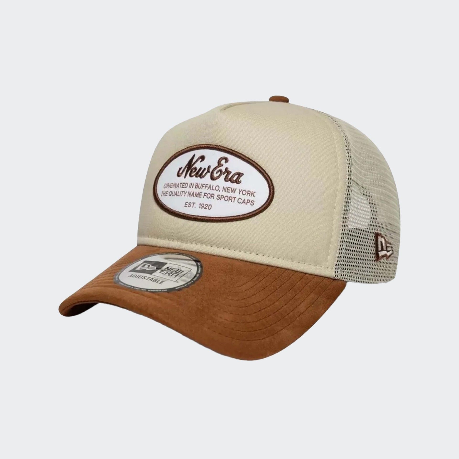Boné New Era Suede Oval Patch Trucker