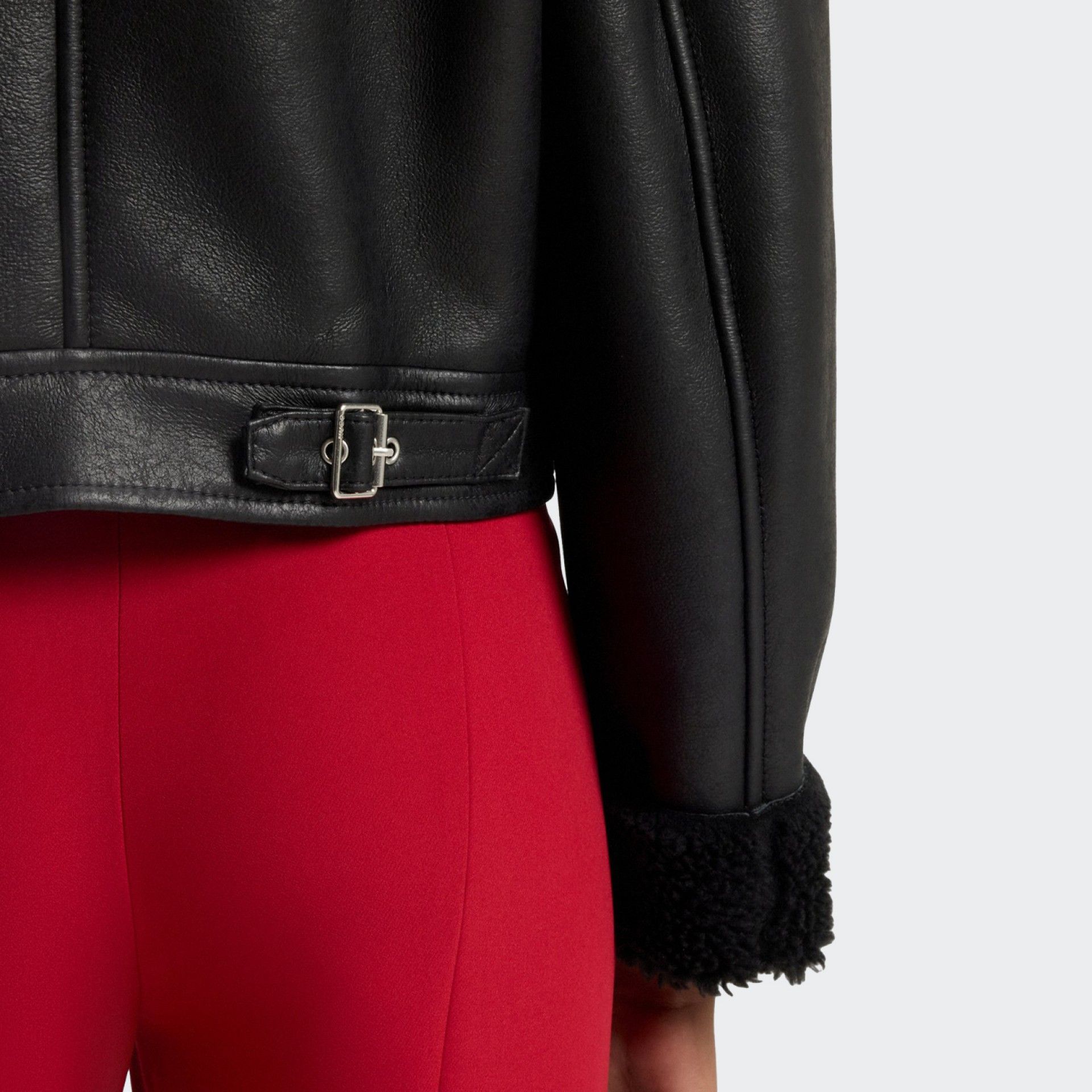 Chaqueta de piel sintética Hugo