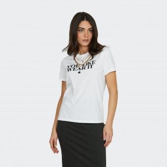 Camiseta con cadena y logotipo Relish OLIM