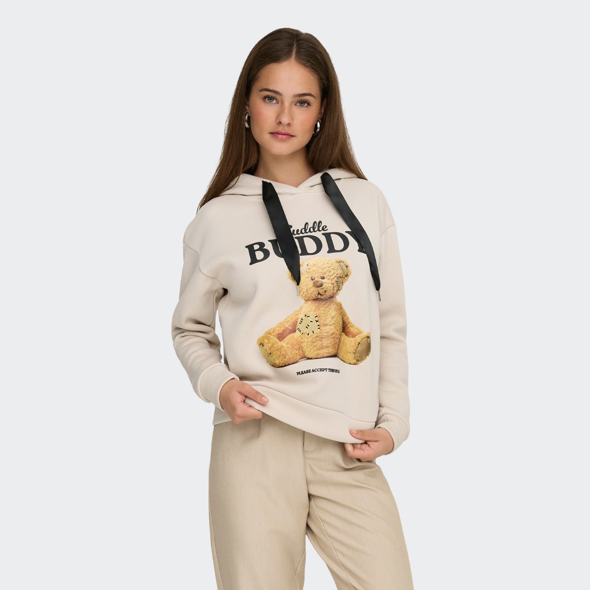 Sudadera Con Capucha Only