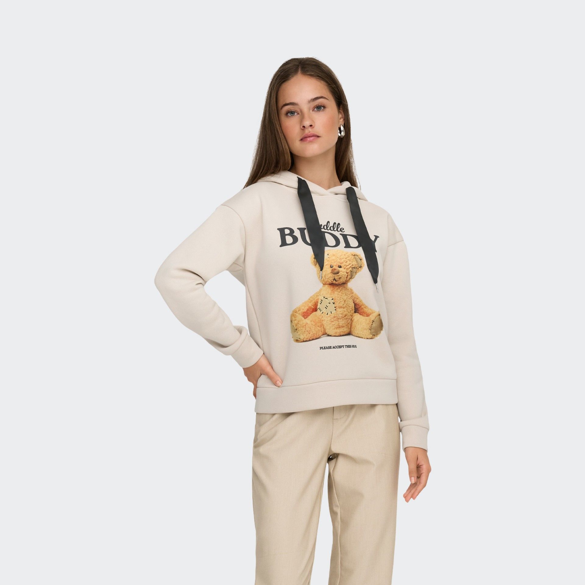 Sudadera Con Capucha Only