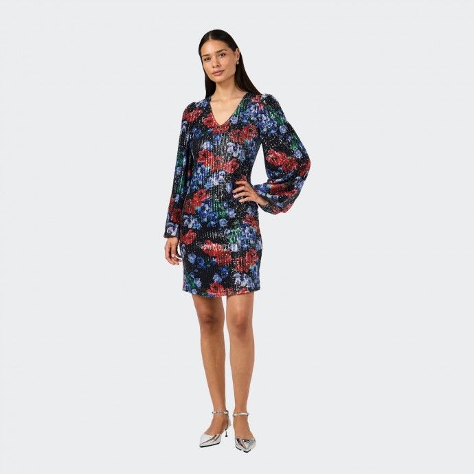 Vestido Com Lantejoulas YAS