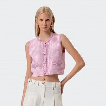 Gilet en tweed Fracomina