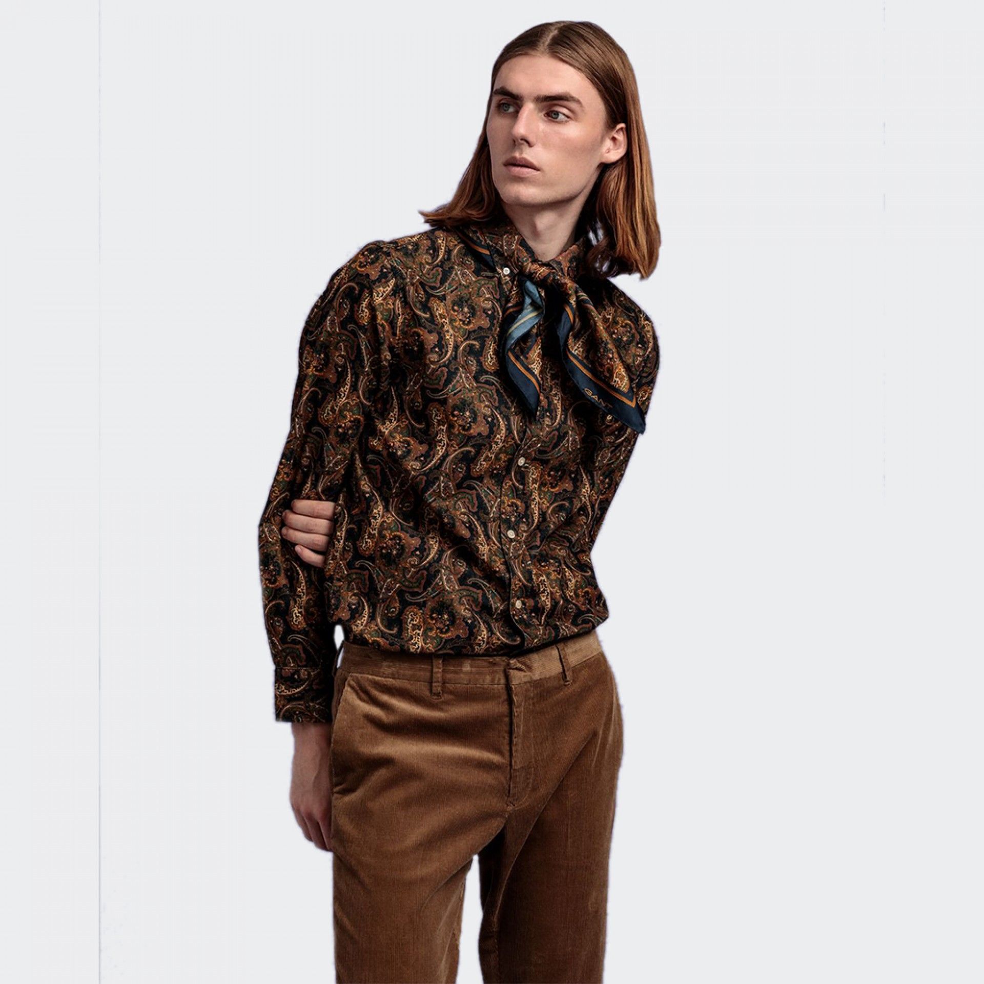 Gant Paisley Print Corduroy Shirt