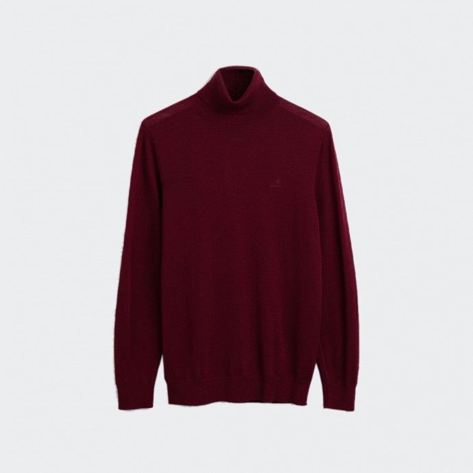 Suéter de cuello alto de lana merino extrafina de Gant