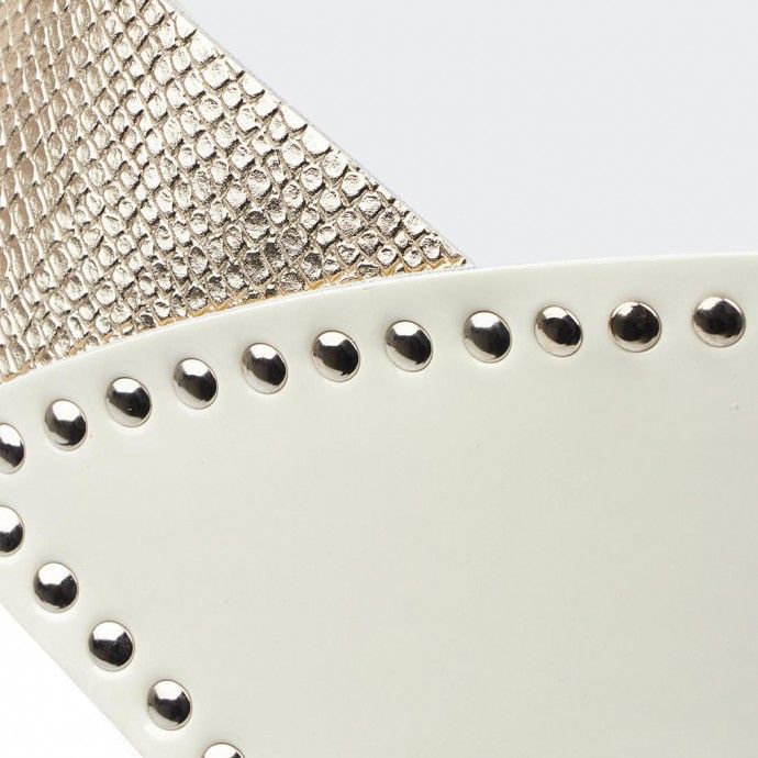 Python-effect belt with studs Aniye By Text