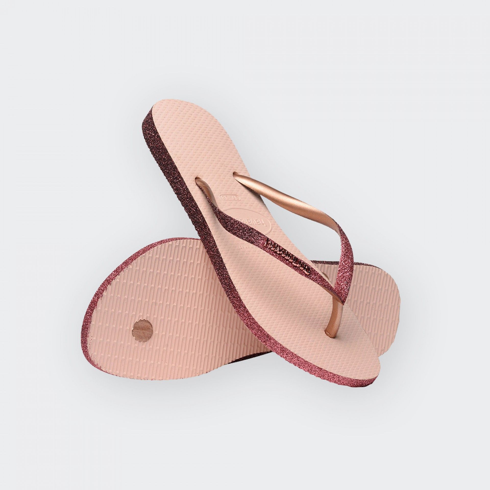 Havaianas Slim Glitter Flip Flops