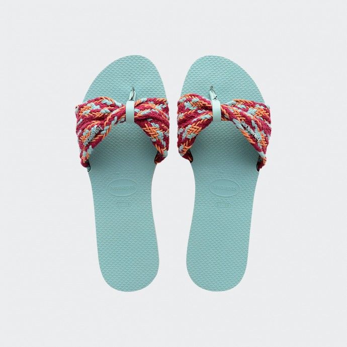 Chanclas Havaianas You St Tropez Mesh Azul Cielo