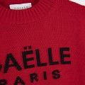 Vestido de punto con logotipo Gaëlle Paris Vestido de punto con logotipo Gaëlle Paris