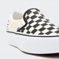 Vans Checkerboard Classic Slip-On Platform Sneakers