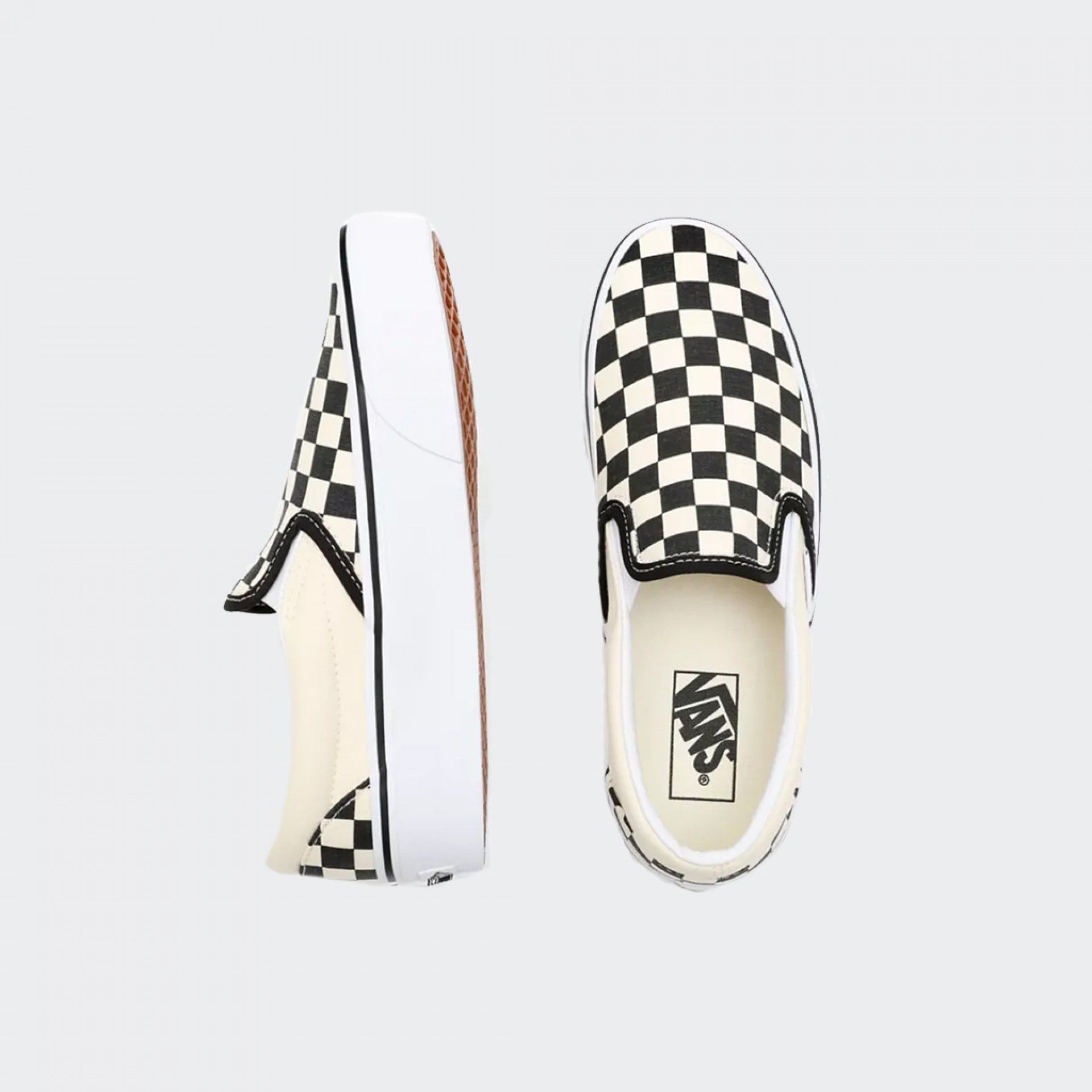 Zapatillas Vans Checkerboard Classic Slip-On Platform