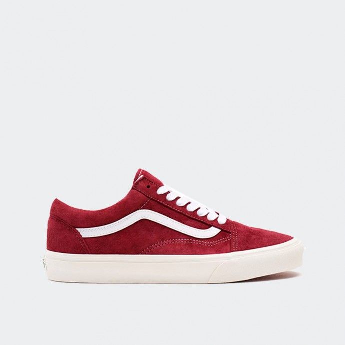 Vans Old Skool Pig Suede Burgundy Sneakers