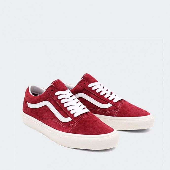 Vans Old Skool Pig Suede Burgundy Sneakers