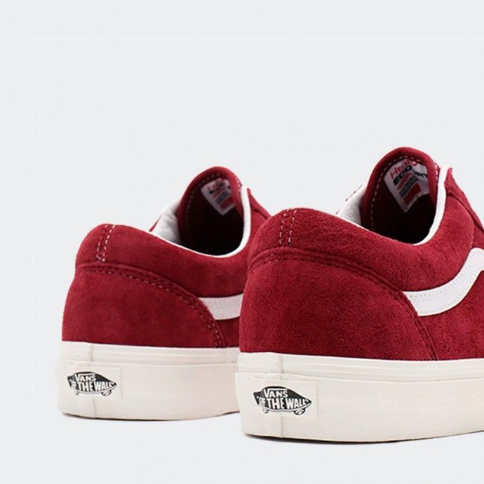 Vans Old Skool Pig Suede Burgundy Sneakers