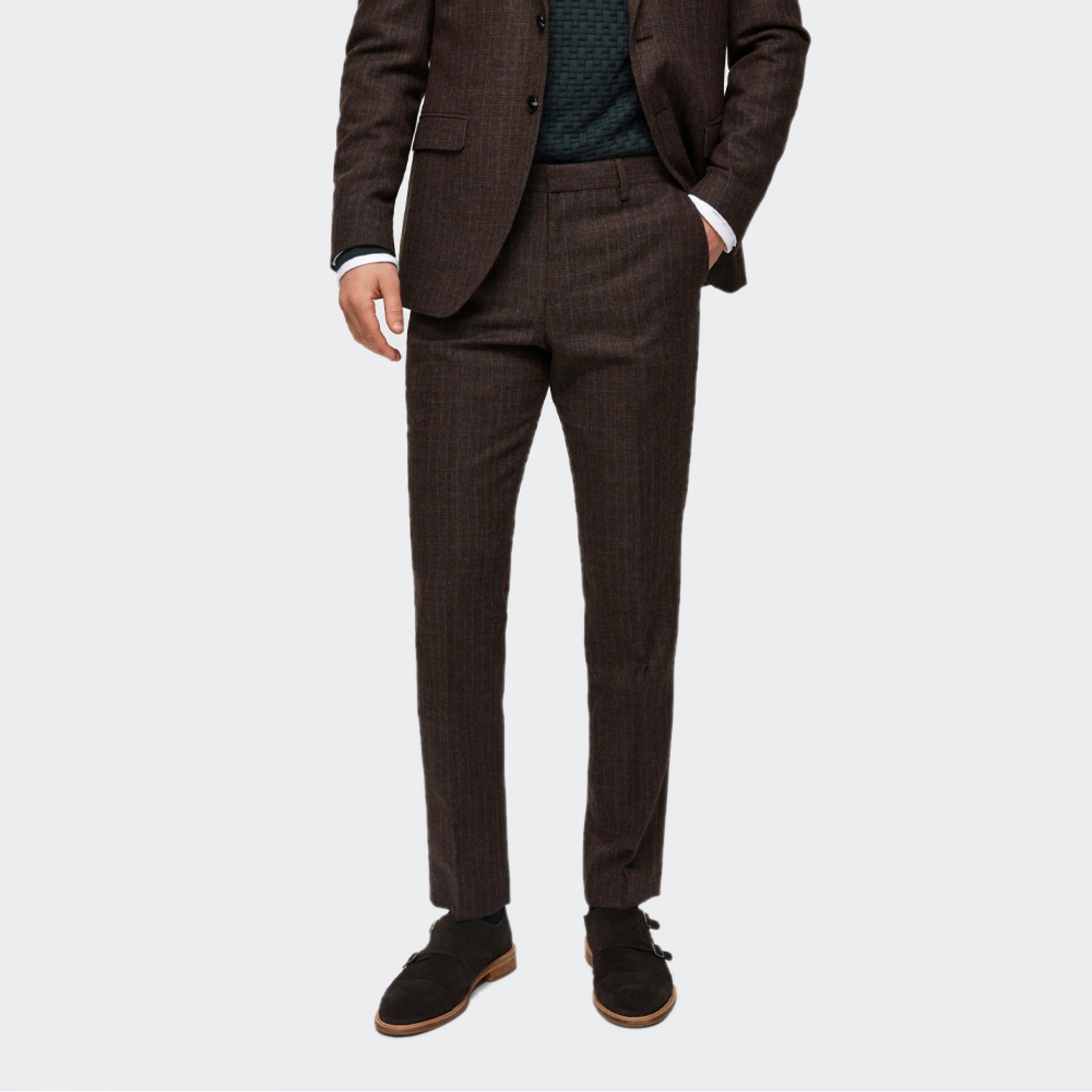 Slim Fit tapered trousers Selected Homme