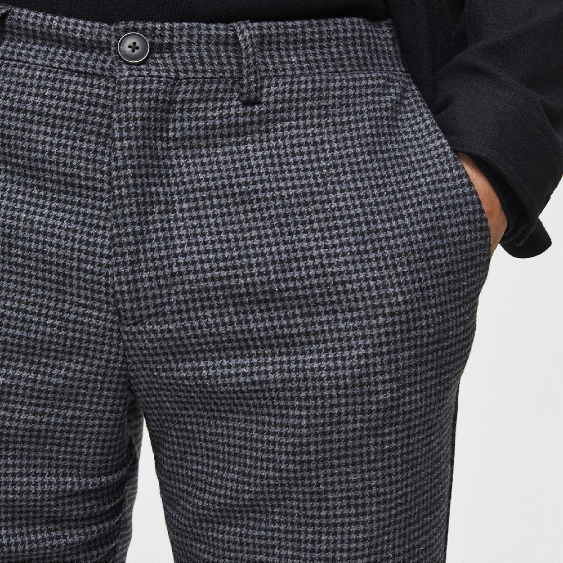 Pantalones ajustados de corte cónico Selected Hommes